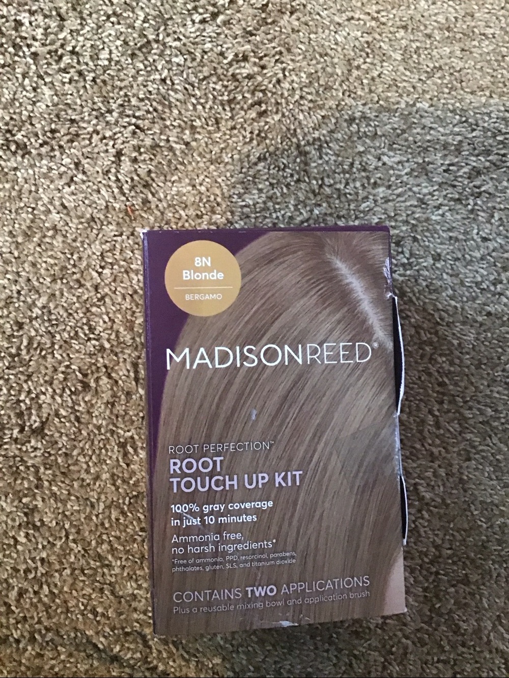 New Unopened Madison Reed Root Touch Up Kit 8N Blonde